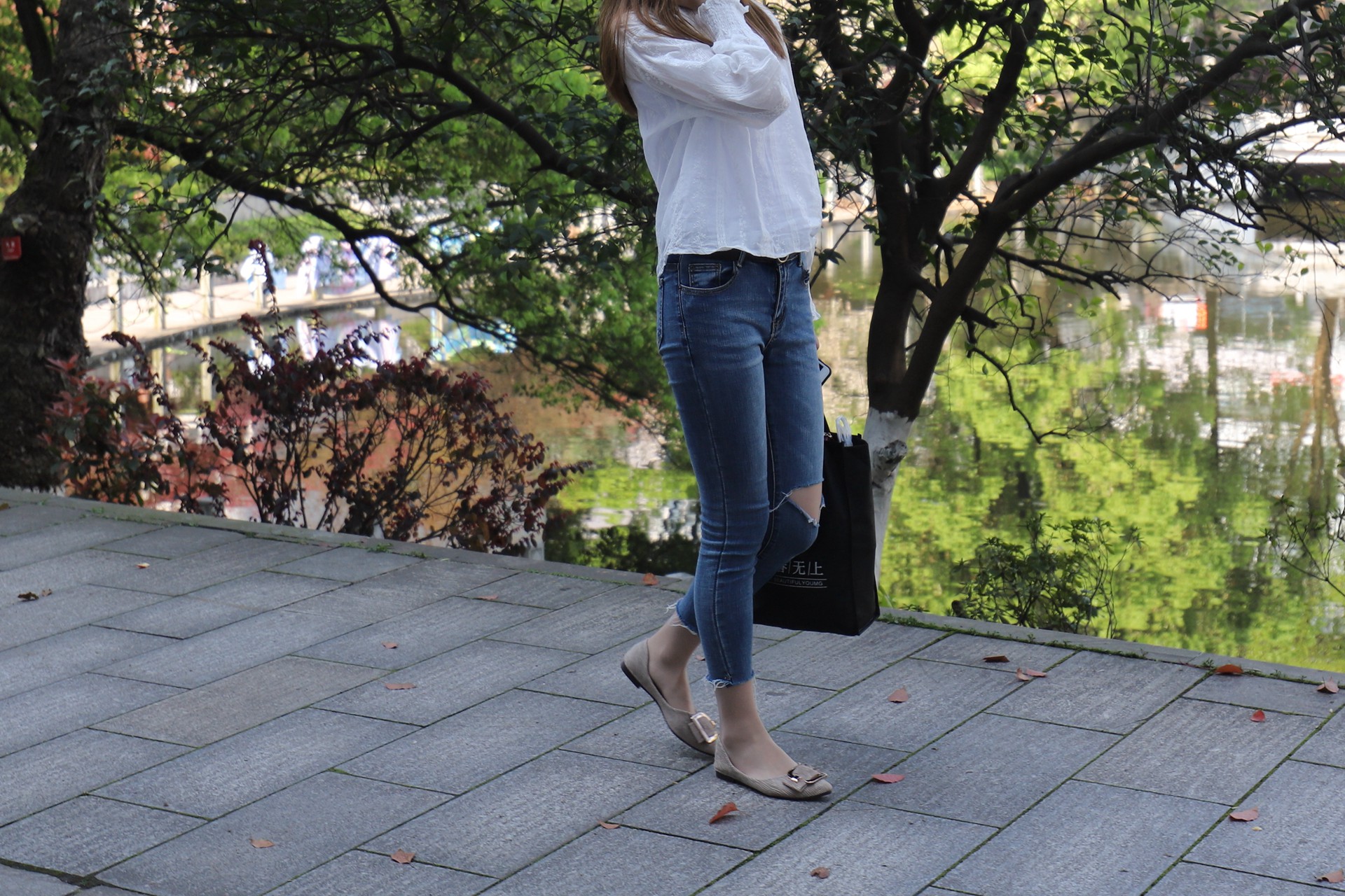 大西瓜爱牙膏 20196月 09 模特1 牛仔裤里丝 15P - 库里丝